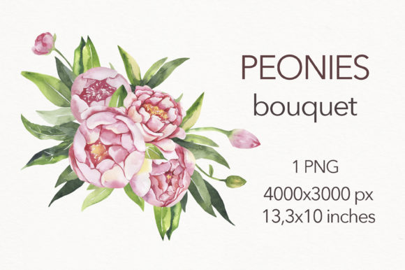 Download Watercolor Floral Bouquet. - Watercolor floral bouquet Collection