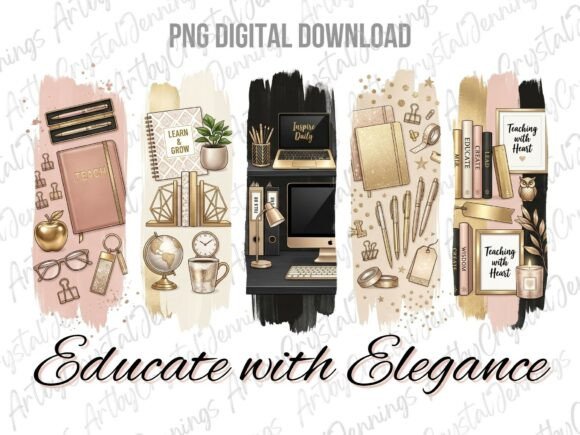 Download Educate with Elegance Teacher PNG - Elegance Collection