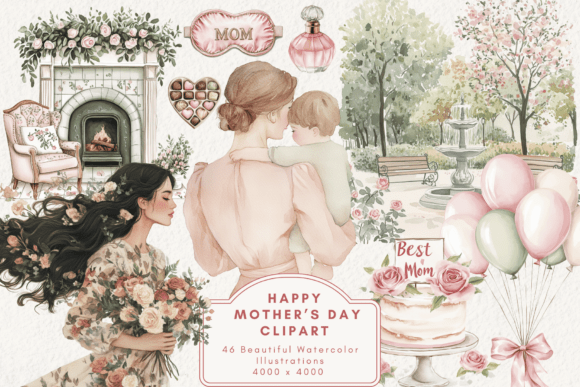 Download Happy Mother's Day Clipart - Mother's day clipart Collection