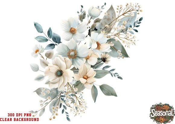 Download Watercolor Floral Bouquet PNG - Watercolor floral bouquet Collection