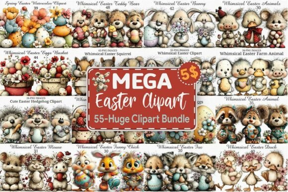 Download Mega Easter Huge Clipart Bundle - Huge clipart bundle Collection