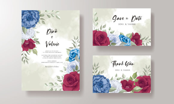 Download Elegant Wedding Card Flowers Design - Premium Bundle