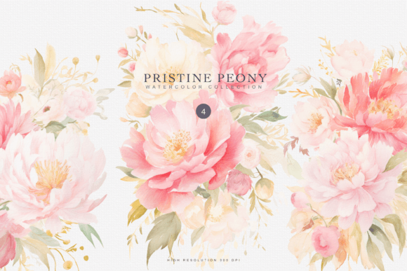 Download Watercolor Floral Bouquet Clipart - Watercolor floral bouquet Collection